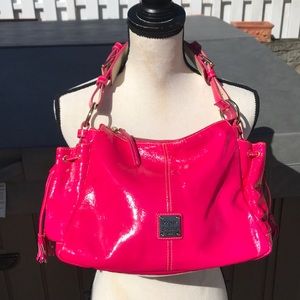 Dooney & Burke beautiful pink patent leather bag
